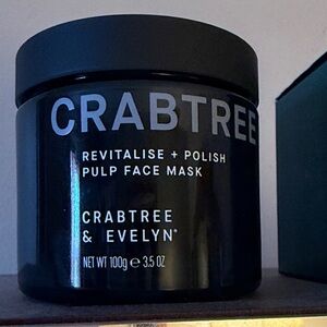 Crabtree & Evelyn Black Revitalise + Polish Pulp Face Mask